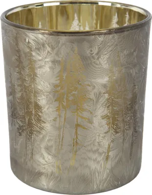 Produktbild von TrendLine Kerzenhalter aus Glas Ø 9 x 10 cm gold
