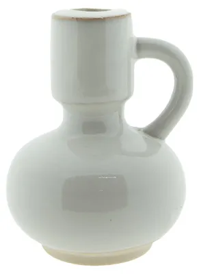 Zdjęcie produktu dla Clayre & Eef Świecznik 10 cm Beżowa porcelana