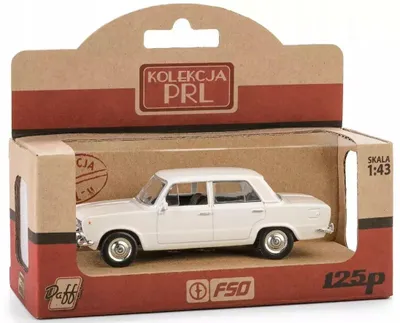Obrázek produktu pro DAFFI Model PRL Fiat 125p bílý K-585 15859