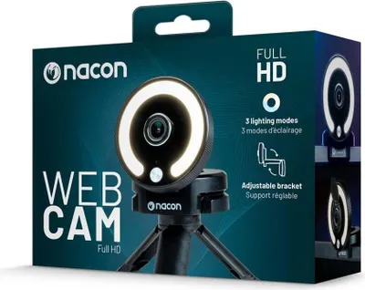 Produktbild von NACON Webcam Full HD 1080p fr Streaming und Gaming, USB, Bildstabilisierung