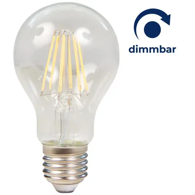 Produktbild von LED Filament Glühlampe McShine Filed E27 7W 820 lm warmweiß dimmbar klar