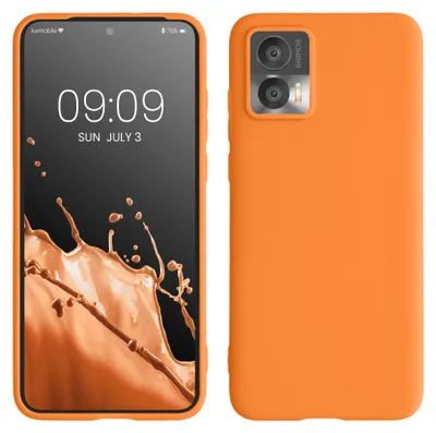 Produktbild von kwmobile Handyhülle für Motorola Edge 30 Neo Hülle - TPU Case - Kabelloses Laden - Schutzhülle Cover in Fruity Orange