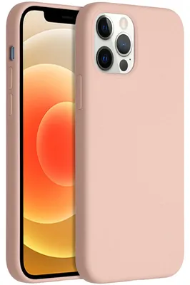 Imagen del producto de Funda Trasera de Silicona Líquida para Apple iPhone 12 (Pro) - Rosa