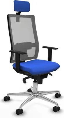 Obrázek produktu pro Kancelářská židle s opěrkou hlavy Horna Piqueras y Crespo 1D086N2 Blue