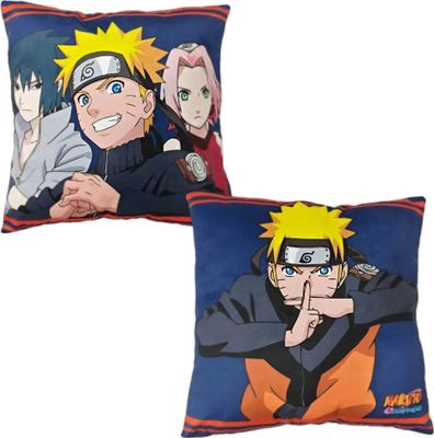 Anime Naruto Shipudden Sasuke Sakura Velours Kissen Dekokissen 40 x40  cm