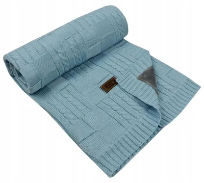 Obrázek produktu pro EKO Deka pletená s kožíškovým podšitím hebká 80x100 cm