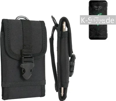 Produktbild von K-S-Trade Handyhülle kompatibel mit Sony Xperia XZ2 Premium Gürteltasche Holster Handytasche Gürtel Tasche Schutzhülle Robuste Handy Schutz Hülle
