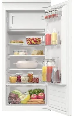 Produktbild von Gorenje Einbau integriert Kühlschrank/Gefrierschrank, 122.1 x 54 x 54.5 cm, Schlepptürtechnik, 179 l, Integriert, E, 35 dB, N-ST, 2,6 kg/24h