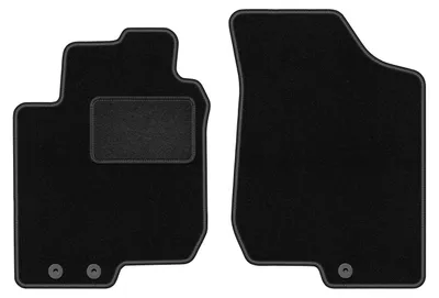 Immagine prodotto di Wielganizator tappetini auto velours anteriori adatto per Kia Cee`d I (2006-2012, hatchback, SW, station wagon, coupé) neri, set 2 pz, con fissaggi