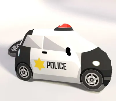 Immagine prodotto di Cuscini decorativi per bambini, peluche della polizia, auto della polizia