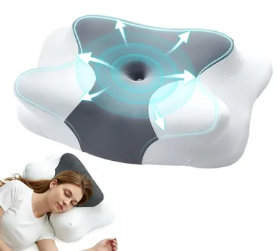 Obrázek produktu pro Polštář na krk – ergonomický – polštář na krk do letadla – polštář na krk do auta – dětský polštář na krk – polštář na krk do postele – pohodlný design – cestovní polštář na krk