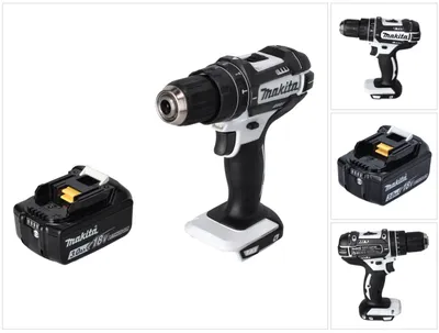 Productafbeelding van Makita DHP 482 F1 W accu-slagboormachine 18 V 62 Nm + 1x accu 3,0 Ah – zonder oplader