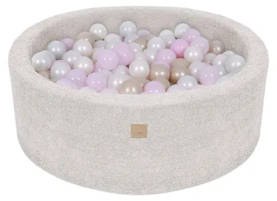 Produktbild von Rundes Bouclé-Bällebad 200 Bälle