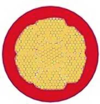 Produktbild von Meinhart PVC Aderleitung, feindrähtig, Yf, 16, gelb/grün, Bund mit 500m, 1 Stk.