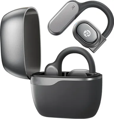 Productafbeelding van ZELURXX Sportkoptelefoon, open ontwerp, oorbeltjes, draadloze muziekkoptelefoon, Type-C, Bluetooth 5.3, geschikt voor sport, studie, etc., 10 x 14 x 4 cm