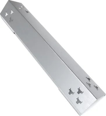 Produktbild von Gasgrill Brennerabdeckung aus Edelstahl passend für Burnhard Big Fred Basic, Farbe:4er Set Matt