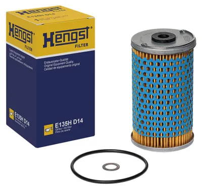 Immagine prodotto di Cartuccia del filtro dell'olio da 106 mm HENGST FILTER, compatibile tra l'altro con MERCEDES-BENZ 190