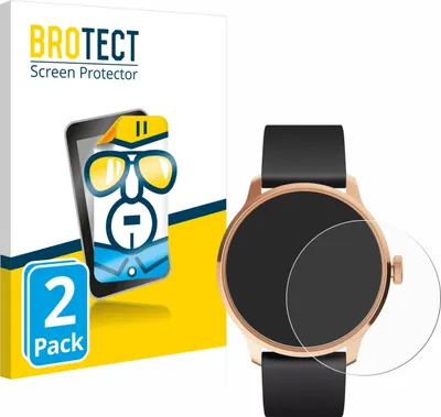 Produktbild von 2x Für Withings ScanWatch Light Schutzfolie BROTECT Displayschutz Display Schutz Folie Klar Transparent
