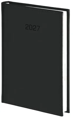 Immagine prodotto di Calendario 2027, formato A5, settimanale, con blocco note, marca Vivella, colore nero