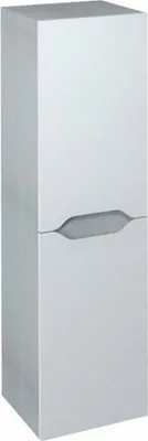 Produktbild von Sapho WAVE Hochschrank 35x140x30cm, weiß/Silbereiche