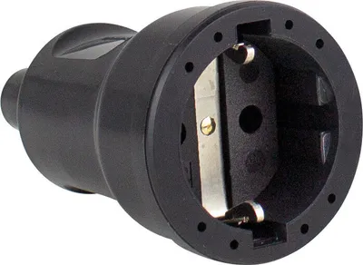 Immagine prodotto di as-Schwabe Giunto di protezione in PVC nero Schuko max. 1,5mm² 230V 16A IP20