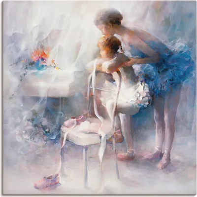 Produktbild von ARTland Leinwandbild Ballett Größe: 50x50 cm