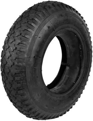 Produktbild von Schubkarrenreifen 4.80/4.00-8 mit Schlauch, Schwarz, Gummi, Pneumatisch, 8 Zoll, 210 kg, geeignet für Innen- und Außenbereich