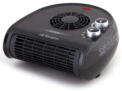 Zdjęcie produktu dla Orbegozo FH 5032, Wentylator elektryczny ogrzewacza pomieszczeń, Wewnętrzna, Biurko, Podłoga, Stół, Czarny, obrotowy, 2500 W