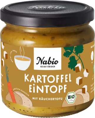Produktbild von Eintopf im Glas - Kartoffeleintopf mit Räuchertofu 365g