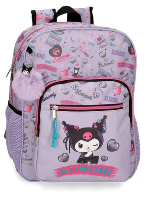 Produktbild von Hello Kitty Kuromi Retropop anpassbarer Rucksack 38 cm
