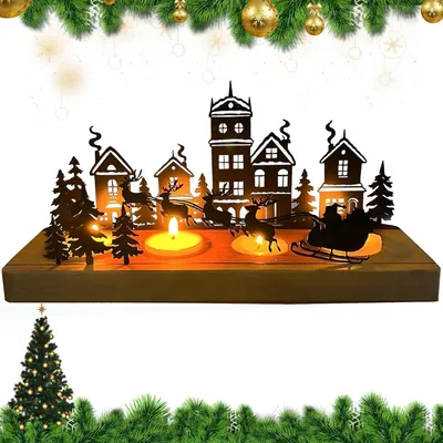 Zdjęcie produktu dla Świecznik adwentowy, czarny, metalowy, przeznaczony do świec typu tealight (4 cm) i świec stołowych, średnica 28,5 cm