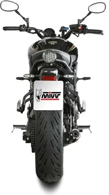 Obrázok produktu pre MIVV Hr-1 kompletný tlmič výfuku čierny s karbónovou koncovkou pre YAMAHA XSR 700