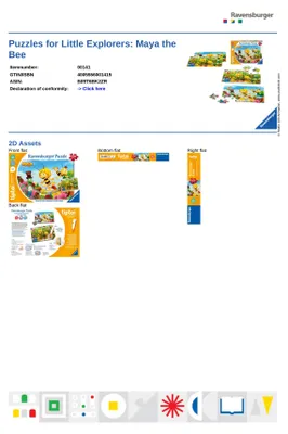 Produktbild von Puzzle für kleine Entdecker: Die Biene Maja Ravensburger 00141