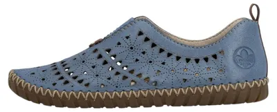 Produktbild von Rieker M2852-12 (36/whitejeans/cayenne)