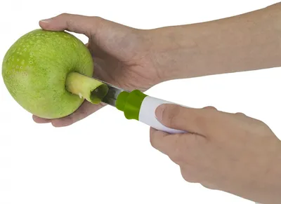 Produktbild von Metaltex Frau Apfel Apfelentkerner Weiß/Grün/Stahl