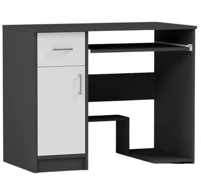 Obrázek produktu pro Psací stůl počítačový 90 cm zásuvka skříňka FRAMIRE N-10 antracit mix