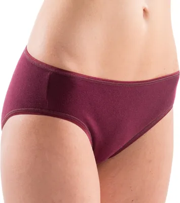 Damen Slip Jazzpants Basic bordeaux