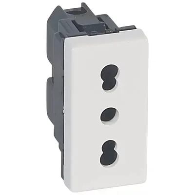 Obrázek produktu pro Legrand Italian standard (SK), 2P+E 10/16 A, barva: bl 077511