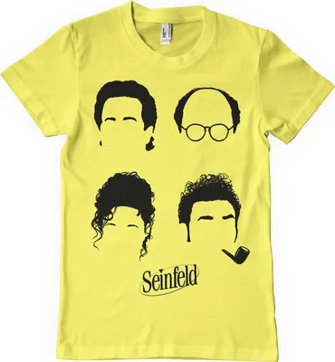 Produktbild von Seinfeld Characters T-Shirt - Large - Yellow
