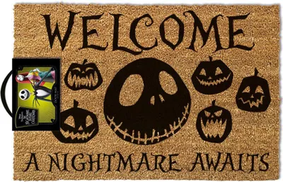 Produktbild von Fußmatte Kokos - Türmatte Kokos - Nightmare Before Christmas - Awaits