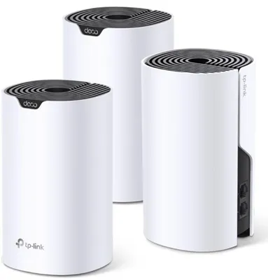 Produktbild von TP-Link Mesh-WLAN Netzwerk (AC1200), 3er Pack, Weiß, Intern, Mesh-System, Leistung, 370 m², Dual-Band (2,4 GHz/5 GHz)