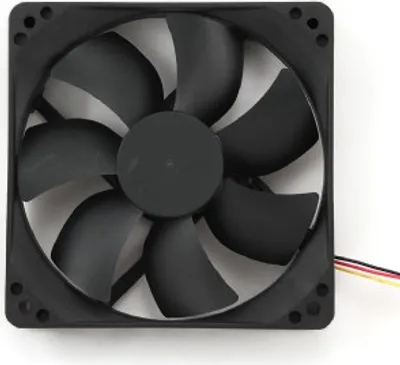 Obrázek produktu pro Gembird FANCASE3/BALL, Ventilátor, 12 cm, 2500 ot/min, Černá
