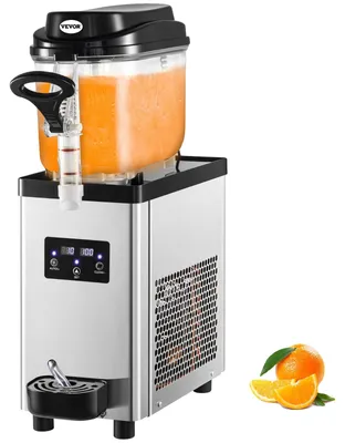 Immagine prodotto di VEVOR Macchina per granite commerciali, 6L tazze singola ciotola macchina per granite di ghiaccio, 300W 220V, acciaio inox Margarita Smoothie Frozen Drink Maker, macchina per granite per supermercati, caffè, ristoranti, bar