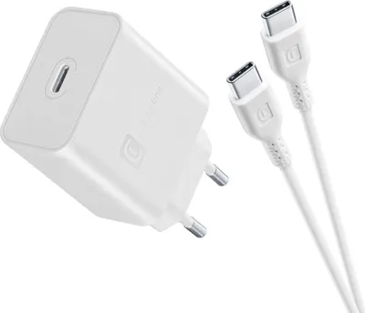 Produktbild von Cellularline Super Fast Charger Kit PD 45W, Drinnen, AC, 1 m, Weiß
