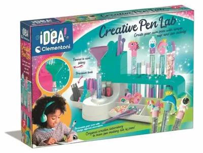 Zdjęcie produktu dla Clementoni IDEA Pens Laboratory, Zestaw artystyczny dla dzieci, 6 lat(a), Wielobarwny
