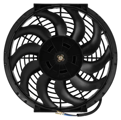 Obrázok produktu pre 12-palcový univerzálny elektrický ventilátor chladenia motora 12V s montážnou sadou