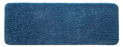 Immagine prodotto di Tappeto da bagno antiscivolo, lavabile, blu, 45x120 cm, in microfibra