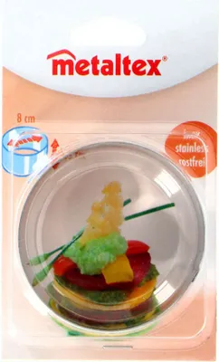 Immagine prodotto di Metaltex Anello da forno 8X4,5 cm Acciaio inox