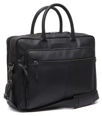 Produktbild von The Chesterfield Brand Leder Businesstasche Laptoptasche mit Laptopfach Tacama Leather Laptop Bag Black schwarz