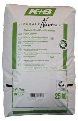 Produktbild von Esco Viehsalz natur 25kg Rinder Pferde Schafe Ziegen Wild Salz Streusalz